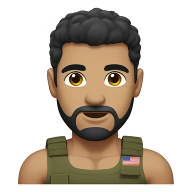 Caucasian, black hair, hairy body, Bodybuilder, high and tight military haircut, wearing undies sticker