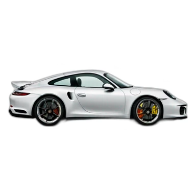 Easy porsche logo, clipart sticker