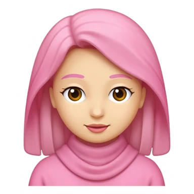 🥳🎀 pembe bir tokasını takan bey kızın elinde bir hediye var sticker