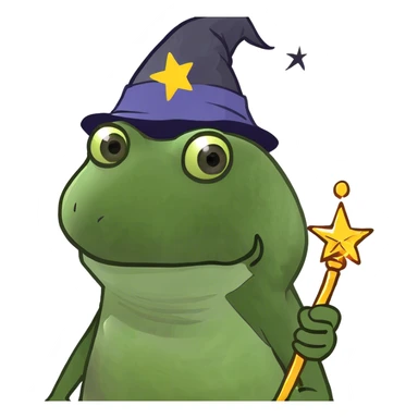 bufo the wizard sticker