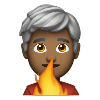 avatar de fuego sticker