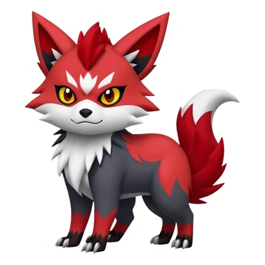 Zoroark-Zangoose-Litten-hybrid-creature sticker