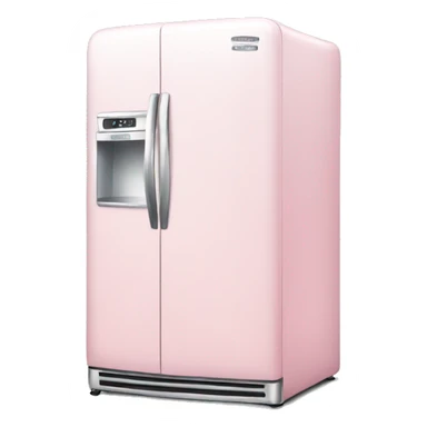 Light pink fridge sticker