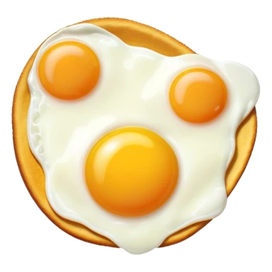 Huevo frito con piernas sticker