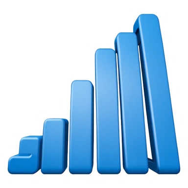 Gráfica descendiendo hacia abajo sticker