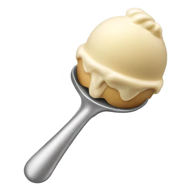 Ice cream scooper spoon sticker