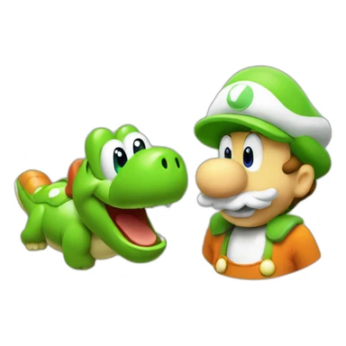 Yoshi ans luigi sticker