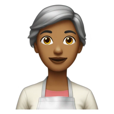 femme dans la cuisi e sticker