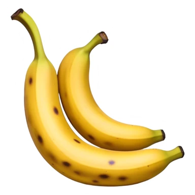 a brown spotted banana emoji sticker