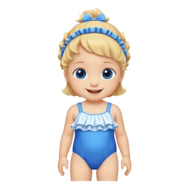 Baby swimsuit sticker