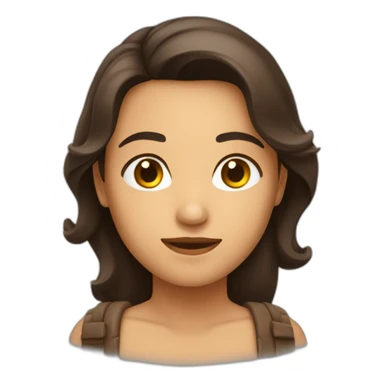 Brune qui se reveille sticker