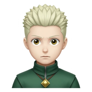a front view shot of mere from hunter x hunter sticker