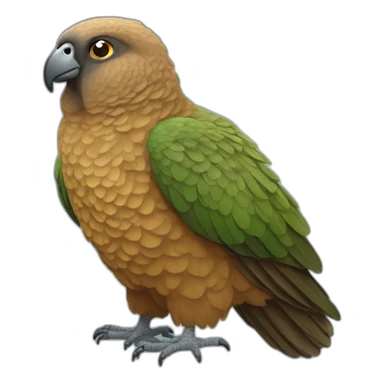 kea new zealand bird sticker