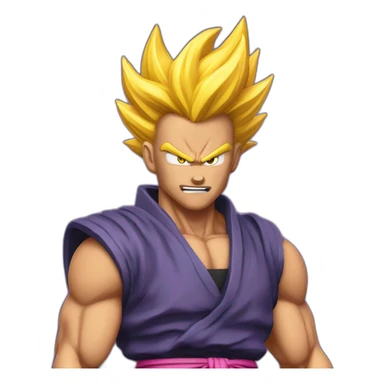 Super saiyan kio ken sticker