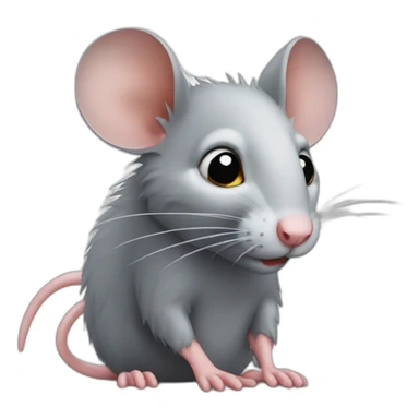 Rat avec de l'argent sticker