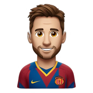 Messi with Galatasaray jersey sticker