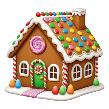 Gingerbread house sticker