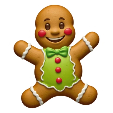 shrek gingerbread man sticker