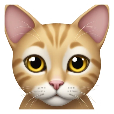 cat with hearted eye sticker