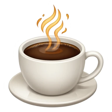 A coffee cup without a face sticker