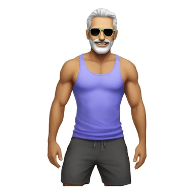 raver dad fitness persian 40s sticker