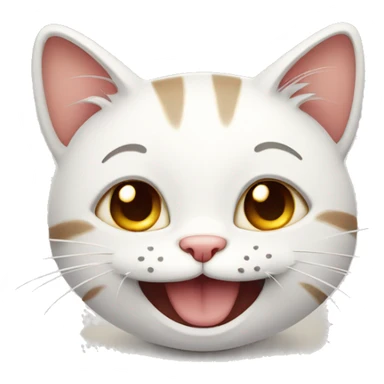 cute grin cat sticker