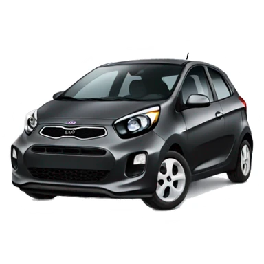 Dark grey Kia picanto  sticker