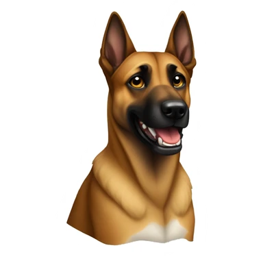 malinois dog aboie danger sticker