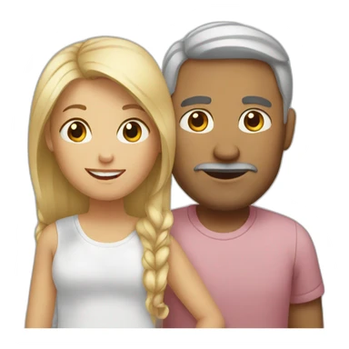 white parents sticker