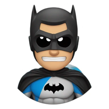 Batman in the Argentine flag sticker