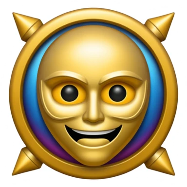 an emoji with dream theater band logo sticker