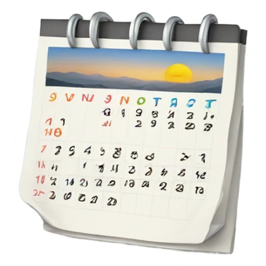 calendar sticker