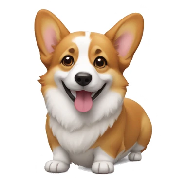Corgi cunning sticker