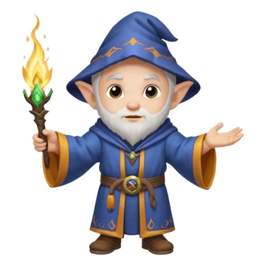 Male Gnome Mage World of Warcraft  sticker