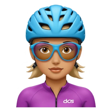 City Cyclist woman sticker