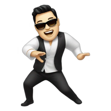 Psy Gangnam style sticker