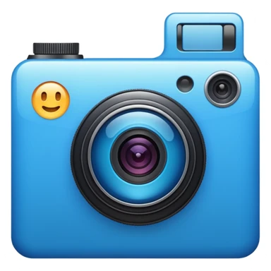 blue file camera sticker