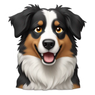 Very Angry Australian Shepherd. sticker