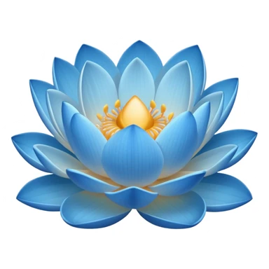 lotos emoji, a slight glow
acceptable сolors: blue, light blue, warm white, light sandy sticker