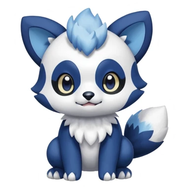 Pancham-Oshawott-Meowstic-Fakémon-fusion-creature  sticker