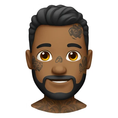 Guy with tattoos sticker