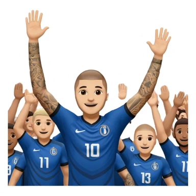 Icardi gol sevinci sticker