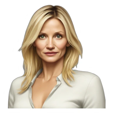 cameron-diaz-serious sticker