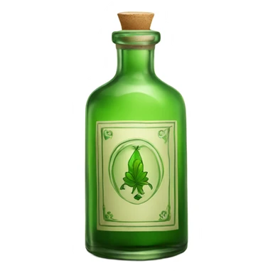 Absinthe bottle sticker