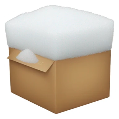 Box of sugar sticker