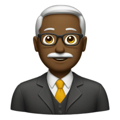 professor with blackboard  sticker