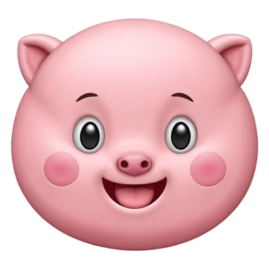 cute ham emoji that's excited or aggravated to encapsulate go ham sticker