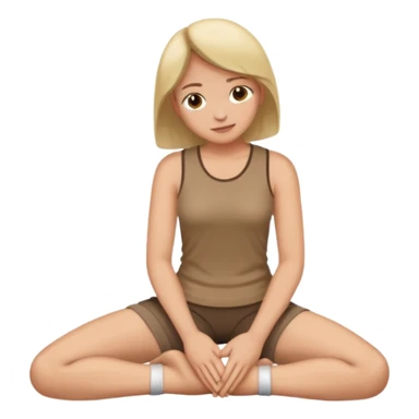 Knees on ground  sticker