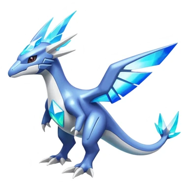 Shiny Exotic Colorful Epic Rare Latios-Kyurem-Dialga-Pokémon-Fakémon-creature sticker