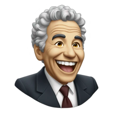 Aldo Moro laughing with tears sticker
